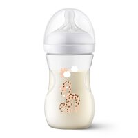 AVENT kojenecká láhev Natural Response Žirafa 260 ml bílá