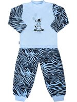 Dětské bavlněné pyžamo New Baby Zebra s balónkem modré vel. 74 (6-9m) Dětské bavlněné pyžamo New Baby Zebra s balónkem modré vel. 74 (6-9m)