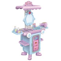 BAYO dětský rozkládací kosmetický stoleček s příslušenství AUTOBUS modrá