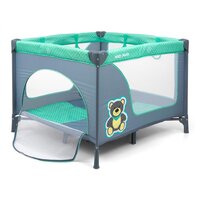 MILLY MALLY dětská skládací ohrádka Fun Bear zelená