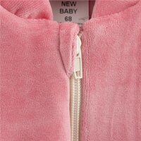 NEW BABY mikina Suede clothes růžová vel. 92