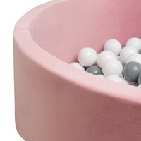 NEW BABY dětský suchý bazén s míčky růžová