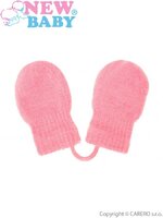 Dětské zimní rukavičky New Baby světle růžové vel. 56 (0-3m) Dětské zimní rukavičky New Baby světle růžové vel. 56 (0-3m)