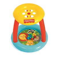 FISHER PRICE dětské nafukovací hrací centrum s otvory pro míčky červená
