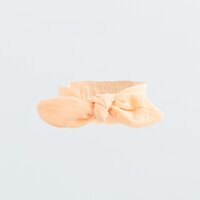 NEW BABY mušelínová čelenka Leny oranžová vel. 74