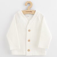 NEW BABY kabátek na knoflíky Luxury clothing Oliver bílá vel. 68 NEW BABY kabátek na knoflíky Luxury clothing Oliver bílá vel. 68