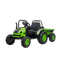 BABY MIX elektrický traktor zelená
