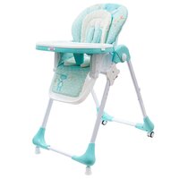 NEW BABY dětská jídelní židlička FOX mátová