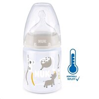 NUK kojenecká láhev First Choice Temperature Control 150 ml béžová