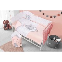 BELISIMA šestidílné ložní povlečení Cute Mouse 100x135 cm růžová