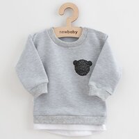 NEW BABY tričko a tepláčky Brave Bear ABS šedá vel. 56
