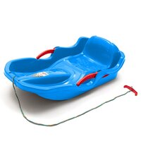 BABY MIX plastové boby s opěradlem a brzdami SPEED BOB modrá BABY MIX plastové boby s opěradlem a brzdami SPEED BOB modrá