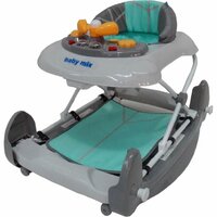 BABY MIX dětské chodítko s houpačkou mátová