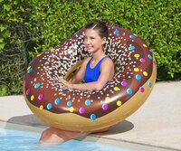 BESTWAY dětský velký nafukovací kruh DONUT 107 cm hnědá