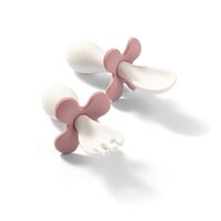 BABY ONO ergonomický příbor pro děti růžová