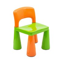 NEW BABY dětská sada stoleček a dvě židličky oranžová