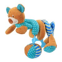 BABY MIX hračka na postýlku Spirála Medvídek modrá