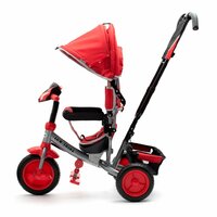 BABY MIX dětská tříkolka s LED světly LUX TRIKE červená