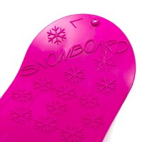 BABY MIX dětský kluzák na sníh SNOWBOARD 72 cm růžová