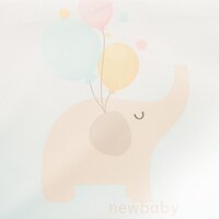 NEW BABY dětské rozkládací křeslo ELEPHANT béžová