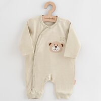 NEW BABY dárkový set z BIO bavlny béžová