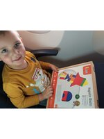 Dřevěný kufřík s magnetickými kostkami pro děti Viga