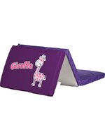 CARETERO skládací matrace do postýlky Giraffe 120 x 60 cm fialová CARETERO skládací matrace do postýlky Giraffe 120 x 60 cm fialová