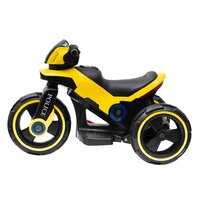 BABY MIX dětská elektrická motorka POLICE žlutá