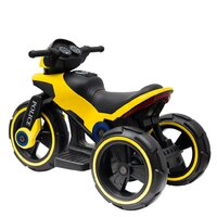 BABY MIX dětská elektrická motorka POLICE žlutá