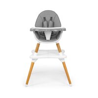 MILLY MALLY jídelní židlička 2v1 Malmo šedá