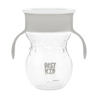 AKUKU dětský kouzelný hrníček 360° 270 ml šedá