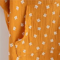 NEW BABY dětské mušelínové pončo Feeling animal 80 cm oranžová
