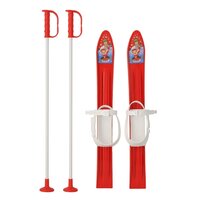 BABY MIX dětské lyže s vázáním a holemi 60 cm červená BABY MIX dětské lyže s vázáním a holemi 60 cm červená