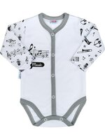 NEW BABY body celorozepínací MUSIC vel. 56