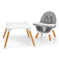 MILLY MALLY jídelní židlička 2v1 Malmo šedá