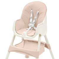 BABY MIX jídelní židlička NORA růžová