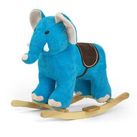 MILLY MALLY houpající hračka s melodií ELEPHANT modrá