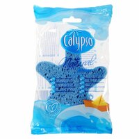 CALYPSO koupelová houba JUNIOR NATURAL 1 ks modrá