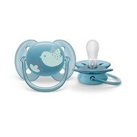 AVENT šidítko Ultrasoft Premium 6-18 m modrá