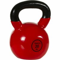 Činka kettlebell činka 20 kg MOVIT s vinylovým potahem