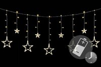Vánoční LED řetěz - hvězdy - 138 LED 1,65 m teple bílé Vánoční LED řetěz - hvězdy - 138 LED 1,65 m teple bílé