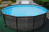 MARIMEX kruhový bazén FLORIDA ratan 3,66 x 0,99 m