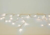 Vánoční světelný déšť 200 LED teple bílá - 4 m