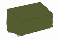 GARTHEN obal na zahradní lavici 130 x 78 x 80 cm zelená