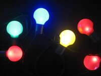 LED osvětlení Garth s 20 ti žárovkami - barevné