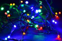 Vánoční LED osvětlení 10m - barevné, 100 diod