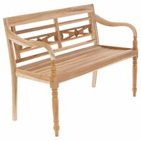 DIVERO zahradní dřevěná lavice 120 cm