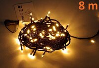 diLED světelný řetěz - 100 LED teple bílá + napájení