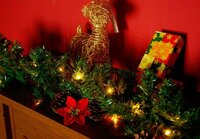 Vánoční dekorace - girlanda s osvětlením 2,7 m