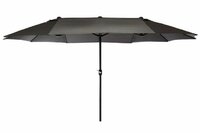 GARTHEN zahradní slunečník XXL 450 cm antracitová